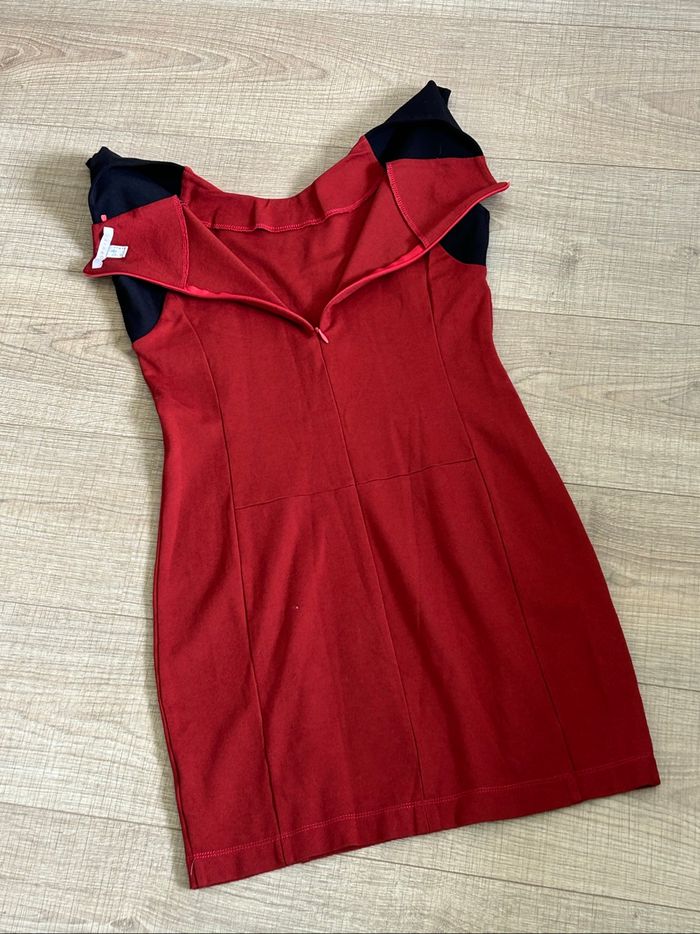Robe orange et noire sans manches Esprit taille française M TBE - photo numéro 9