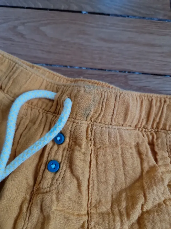 Short jaune Obaibi - 12 mois - photo numéro 3