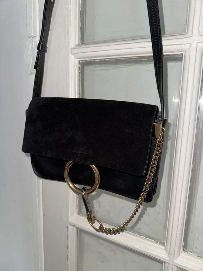 sac chloe modèle Faye Cuir et daim Avec le dustbag - photo numéro 11