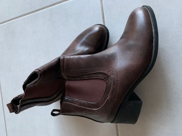 Bottines marron