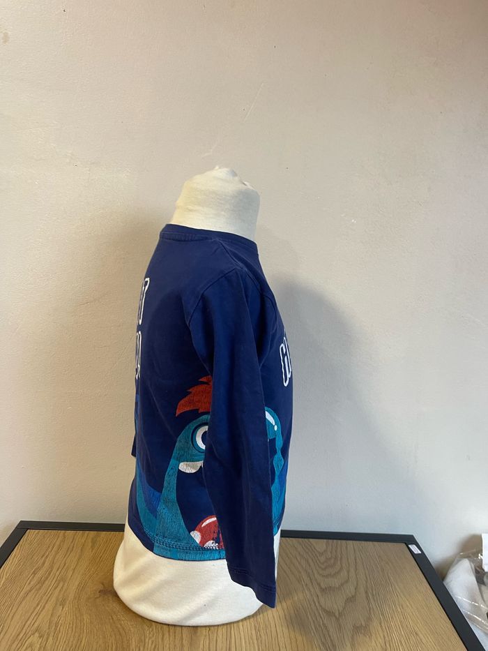 T shirt ML garçon taille 98/104 - photo numéro 2