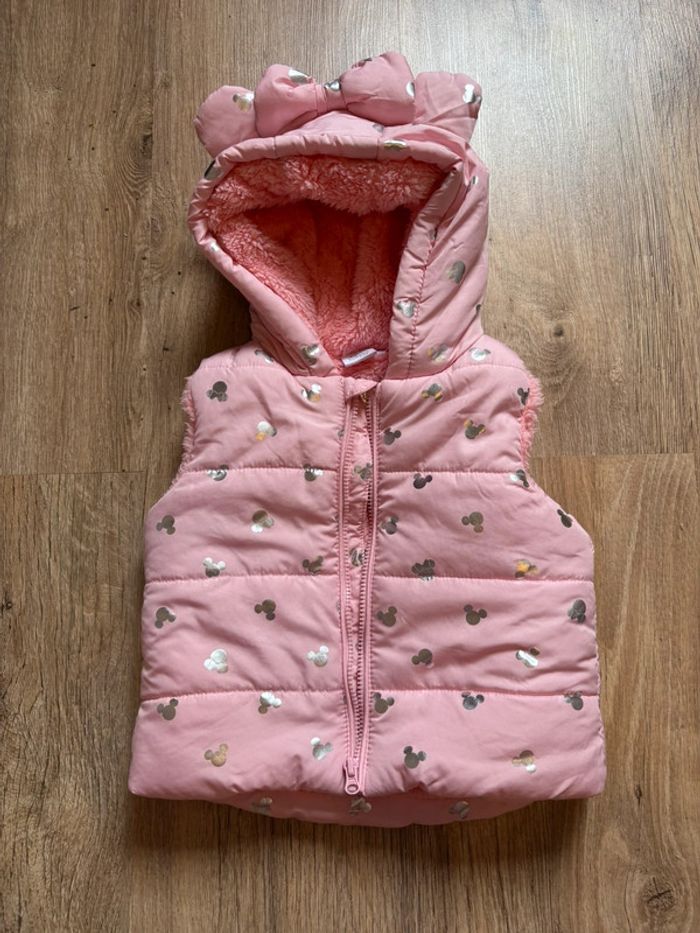Doudoune sans manches Minnie Disney