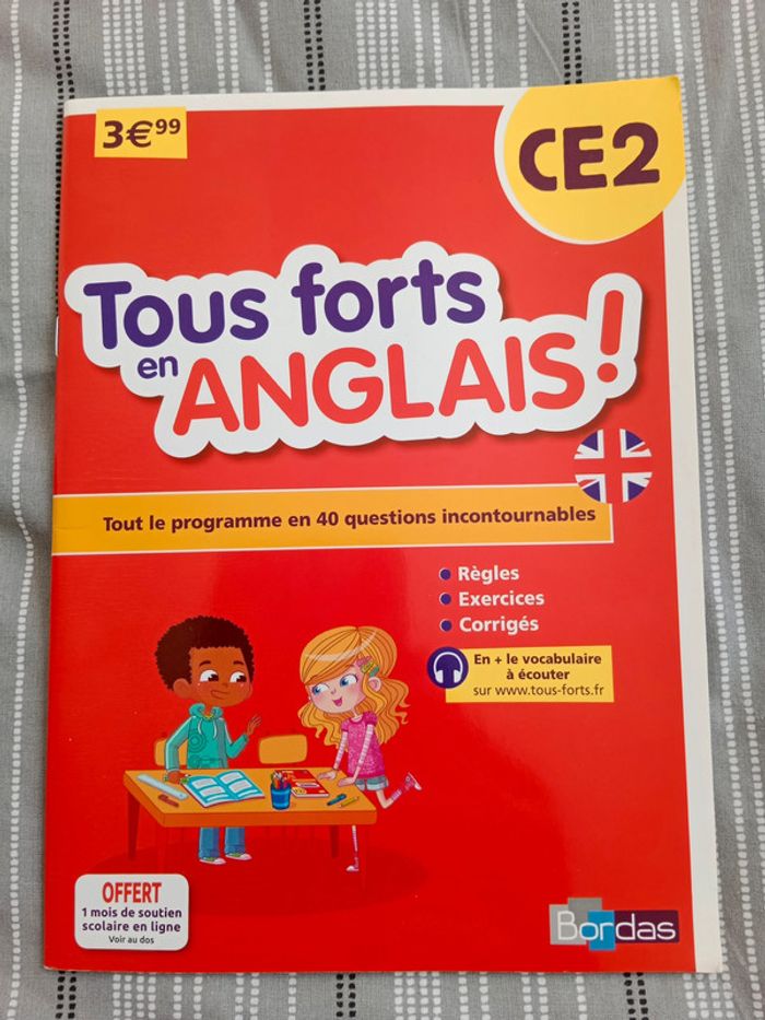 Tous forts en anglais CE2