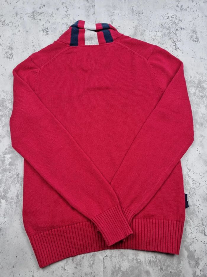 Pull col châle Tommy Hilfiger rouge XS Hommes - photo numéro 4