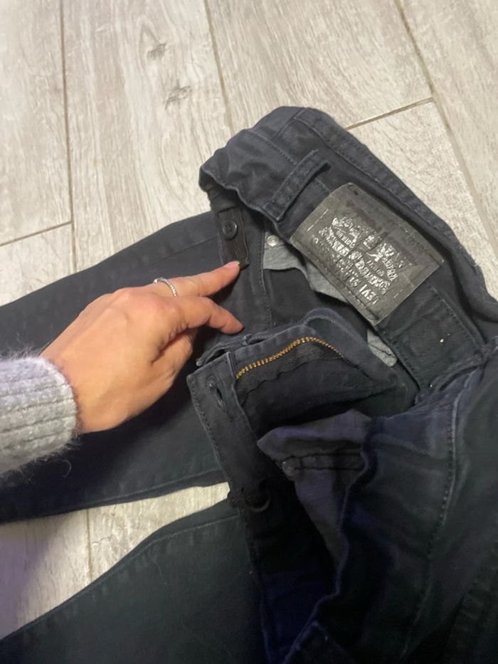 Jean Levi’s 510 Skinny Noir – 14 ans – Taille réglable - photo numéro 4