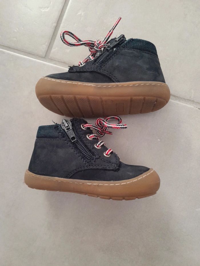 chaussures Na cuir marine 20 très bon état - photo numéro 8