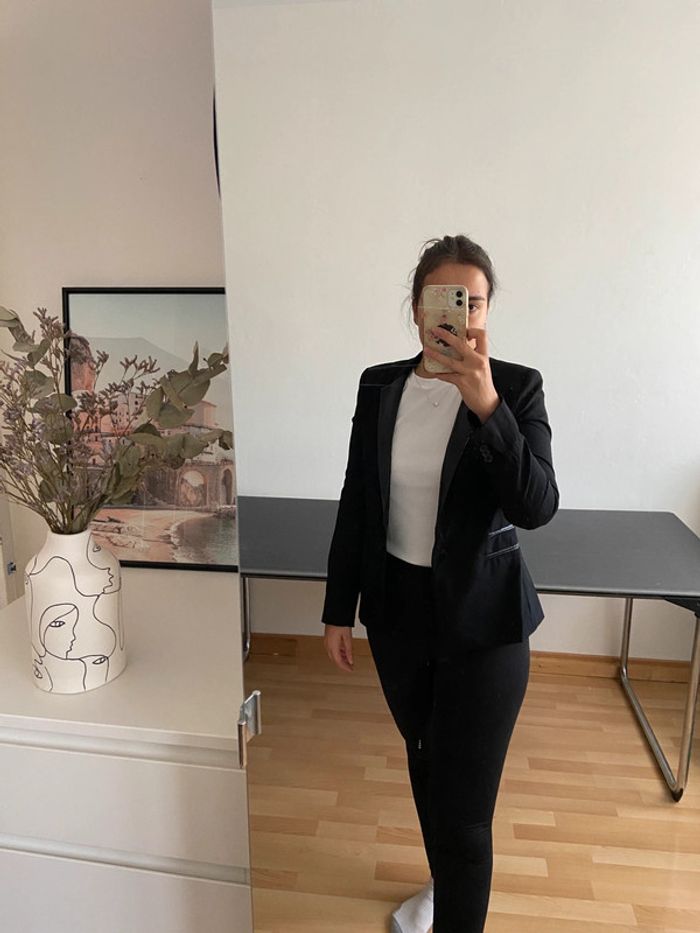 Blazer noir Zara /Taille M - photo numéro 2