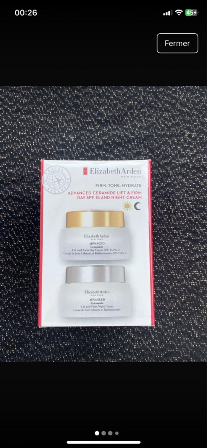 Ceramide from Elizabeth Arden Set Advanced Ceramide Crèmes De Jour Ips 15 Et De Nuit Liftantes Et Raffermissantes - photo numéro 2