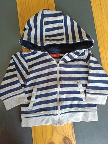 Veste zippée à capuche