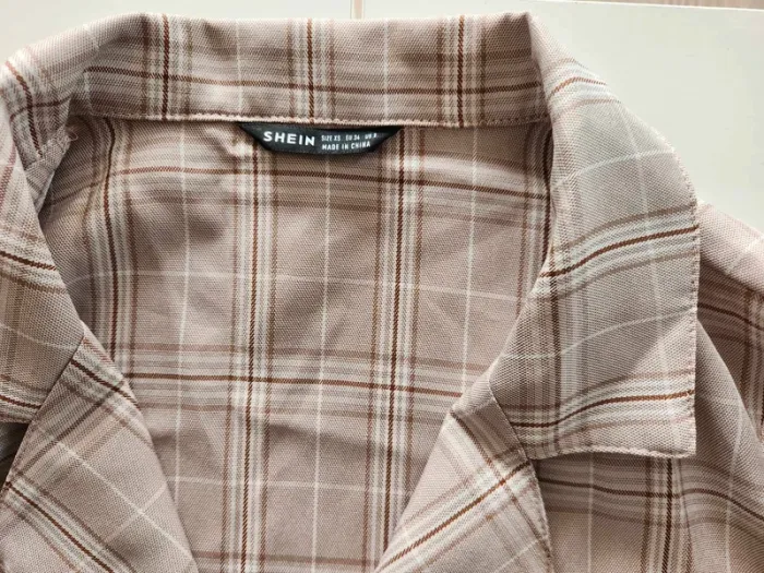 ensemble Blazer Short Shein Carreaux XS - photo numéro 5