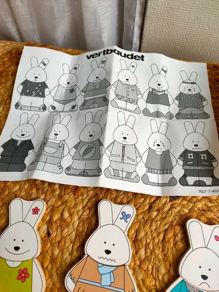 Puzzle Mr et Mme lapin a habiller - Vertbaudet - photo numéro 4