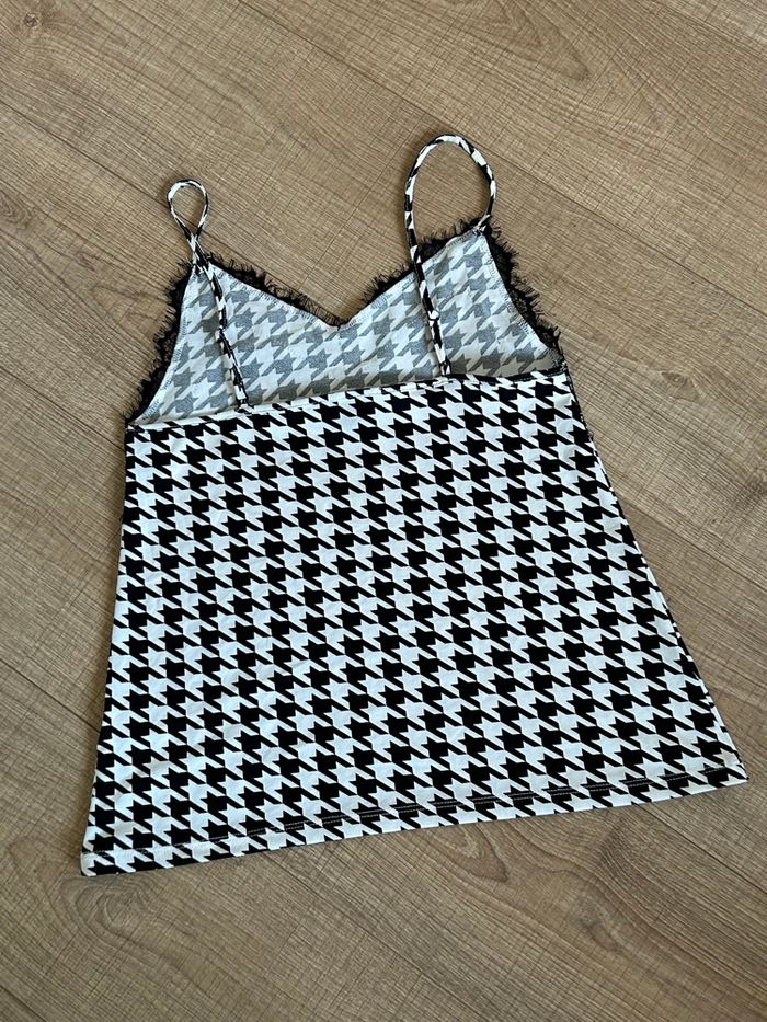 Débardeur noir et écru Amisu taille XS comme neuf - photo numéro 8