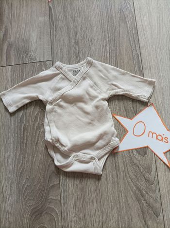 Body croisé mixte naissance Kiabi