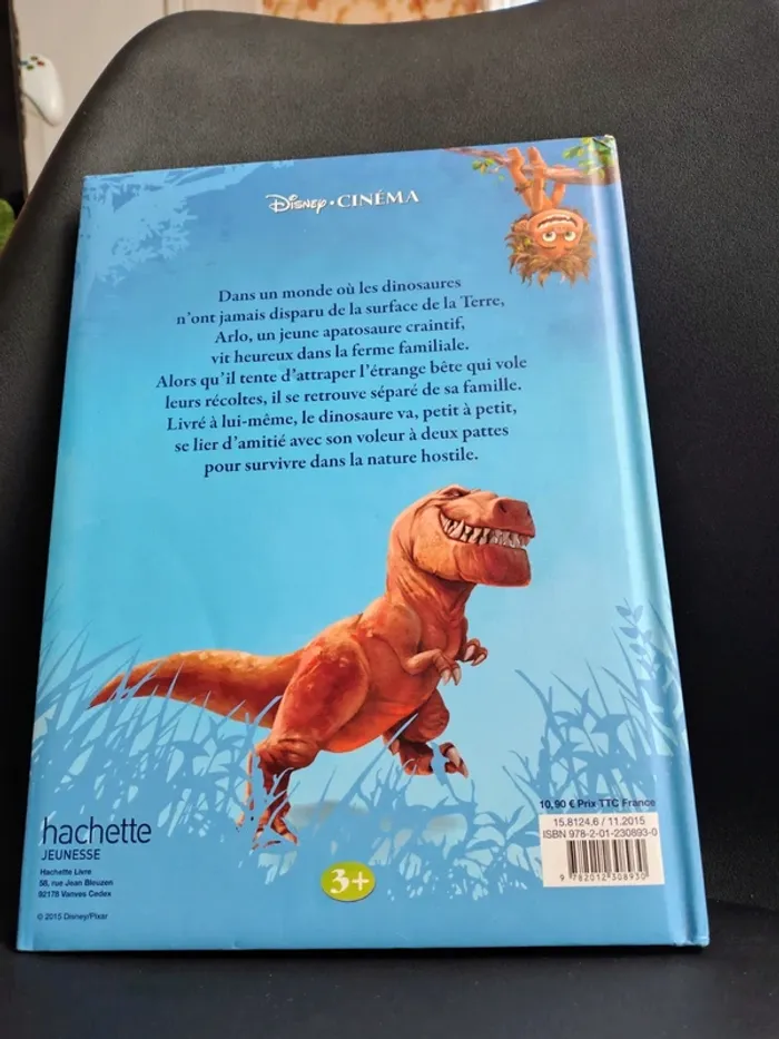 Livre Le voyage d' arlo Disney Pixar hachette collection grand format 3+ - photo numéro 3