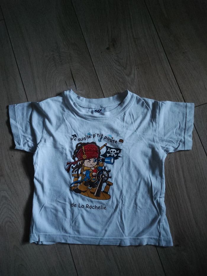 Tee-shirt garçon S&G 4 ans motif pirate (78)