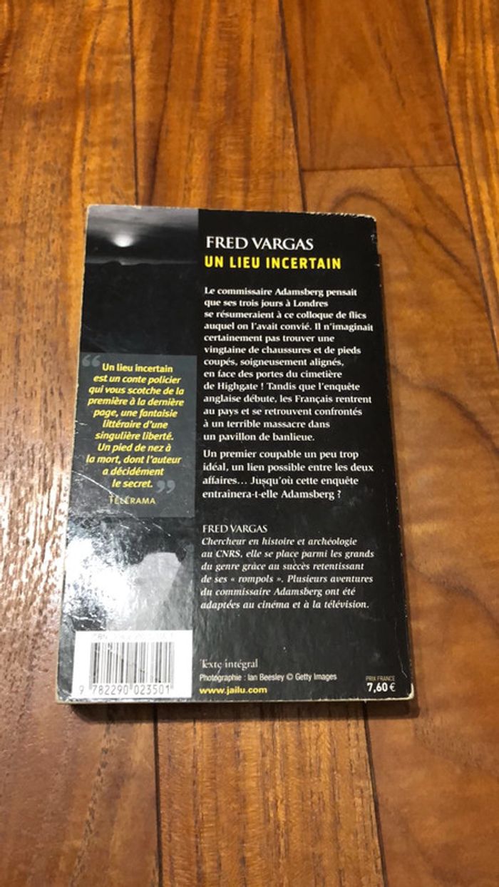 Un lieu incertain de Fred Vargas - photo numéro 2