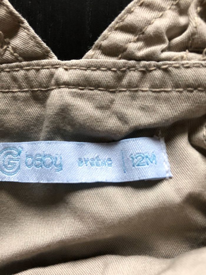 Salopette beige 12M - photo numéro 2