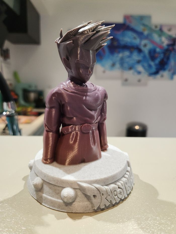 🧿 Figurine Dragon Ball GT – Goten – Buste collector – Impression 3D - photo numéro 6