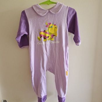 Pyjama lila 1 an