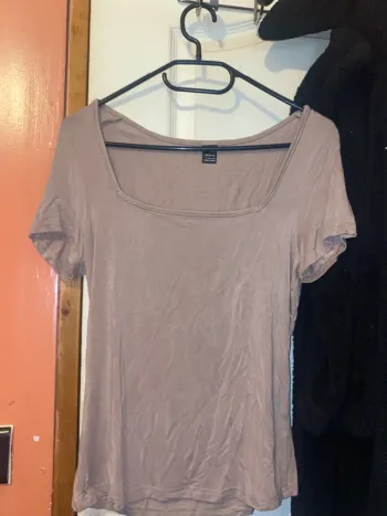 T shirt marron shein