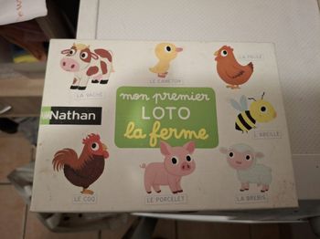 Jeu mon 1er loto de la ferme