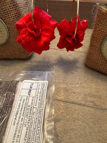 Créoles fantaisie fleurs 🌺