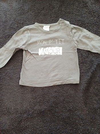 Tee shirt manches longues kiabi