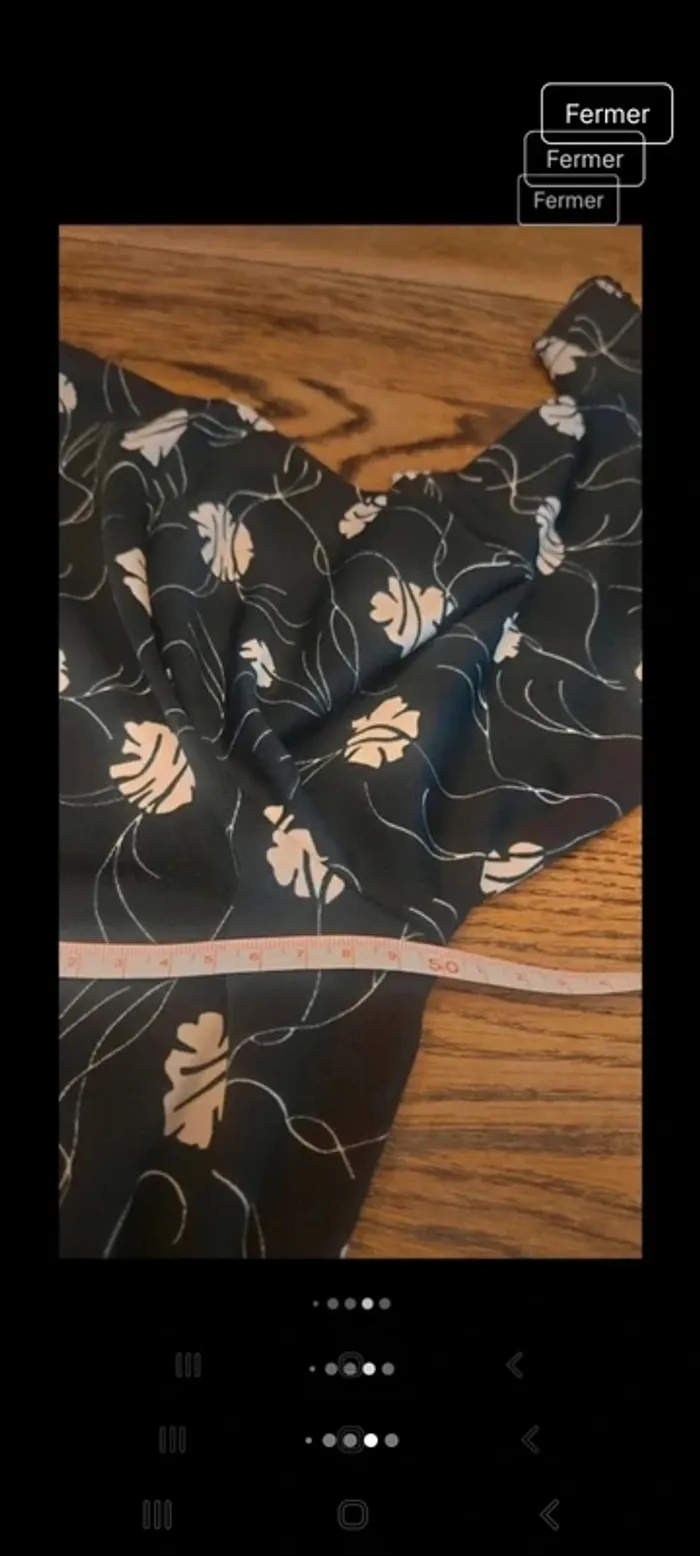 Jolie Robe noire et blanche King Louie taille L - photo numéro 13