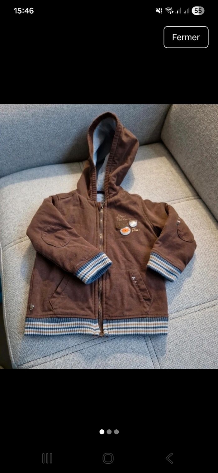 Veste zippée polaire