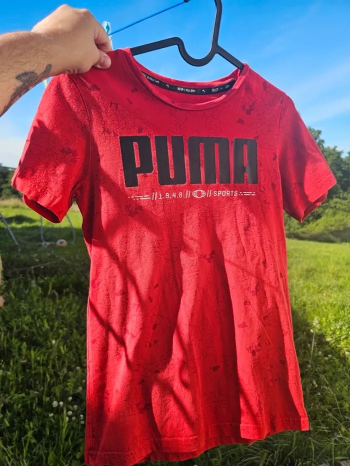 2 Tee-shirt garçon 12 ans puma + 1 gratuit - photo numéro 8
