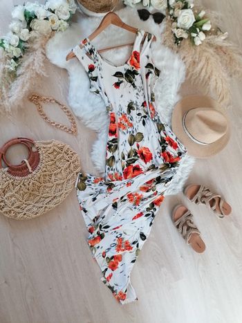 Jolie robe longue taille L
