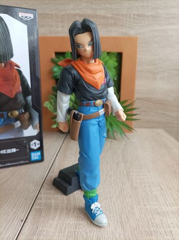 Figurine android C-17 Dragon Ball Z DBZ banpresto solid edge works Bandai Namco 