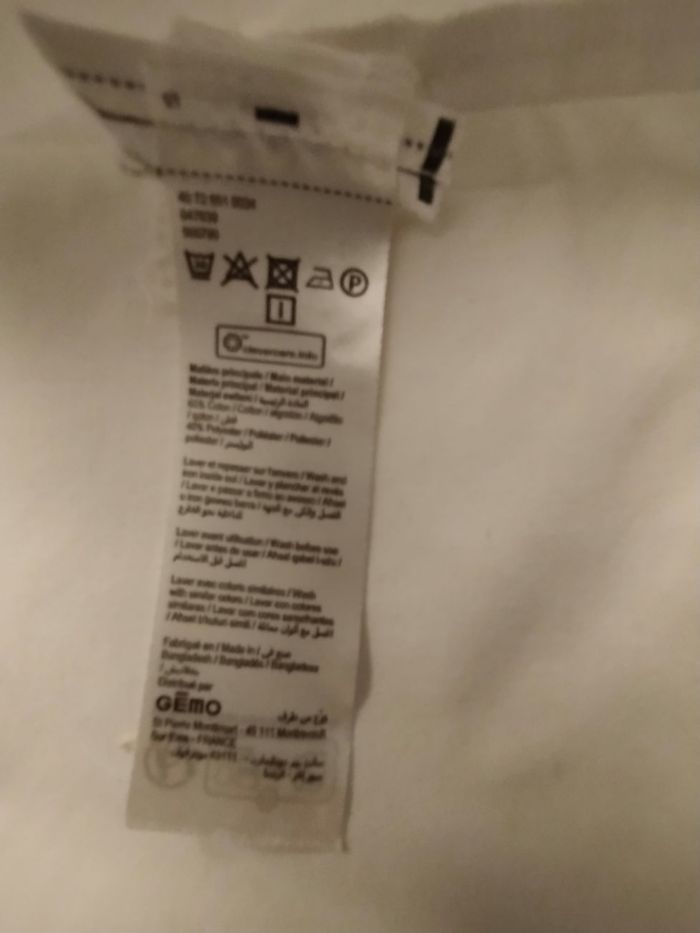 Chemise blanche manches longues 6 ans Gémo - photo numéro 4