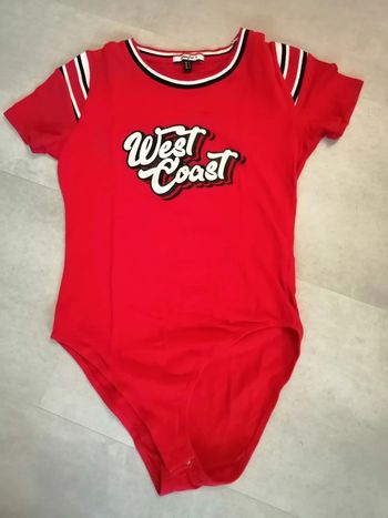 Body rouge Taille L Jennyfer