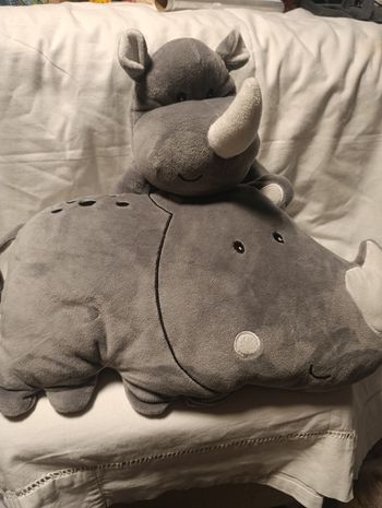 Lot Peluche rhino