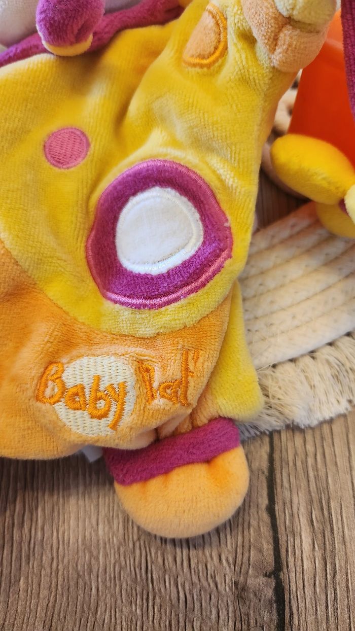 Doudou Girafe Marionette Baby Nat Orange - photo numéro 8