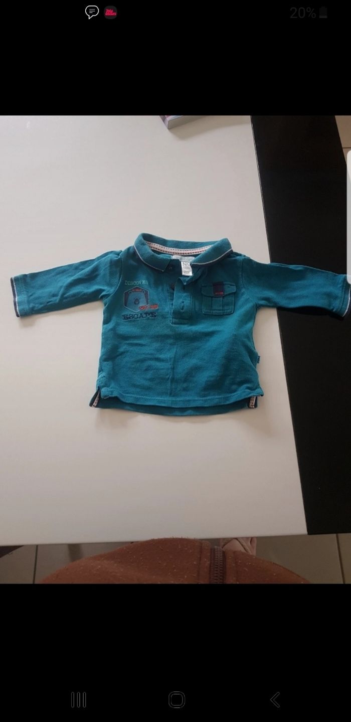 Polo manches longues