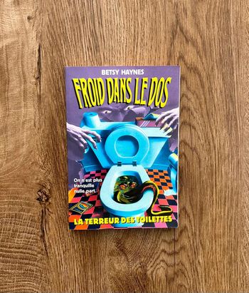 Livre pocket Froid dans le dos "La terreur des toilettes" de Betsy Haynes