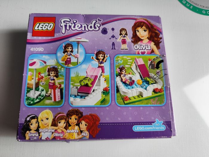 Lego Friends modele  41090 la piscine d'olivia garten pool swimming pool - photo numéro 9