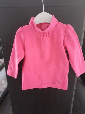 Tee-shirt col roulé manches longues fille 18 mois - Kid Kanaï