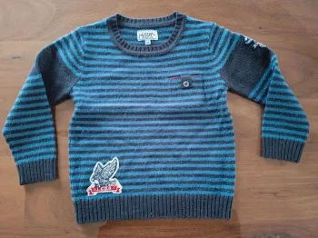 Pull bleu garçon La compagnie des petits 3 ans