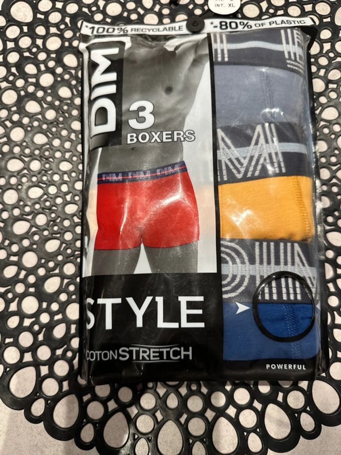 Lot de 3 boxers homme taille XL DIM - photo numéro 2