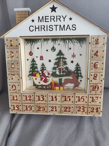 Calendrier de l'avent en bois