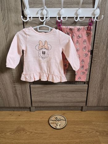 Vêtement Bébé Fille - Ensemble Minnie - Disney - 6 mois