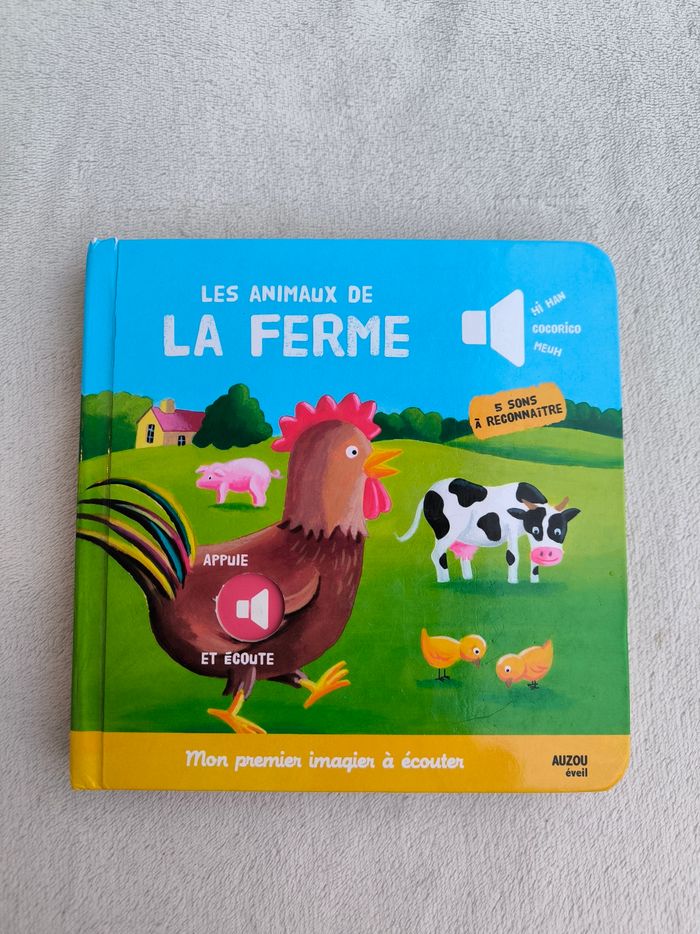 Livre sonore Les animaux de la ferme Auzou - photo numéro 2