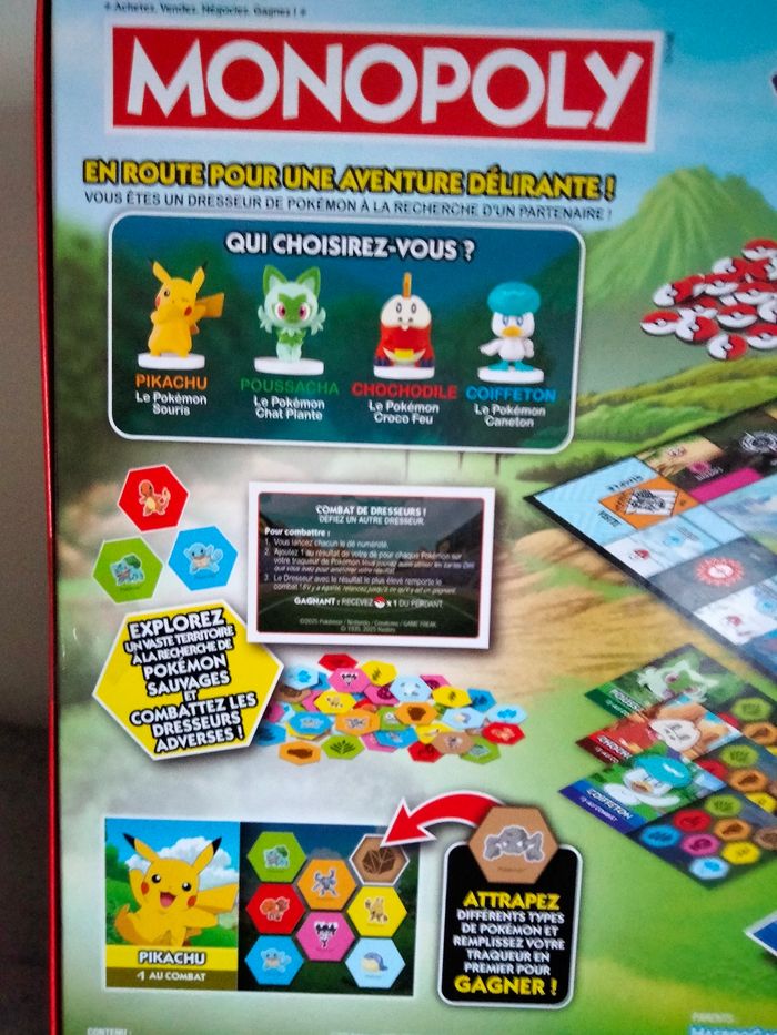 Monopoly Pokémon neuf - photo numéro 4