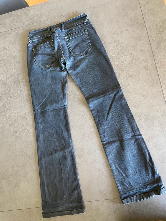 Jeans noir évasé femme taille 36 - photo numéro 2