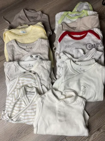 Lot de bodies filles/garçons
