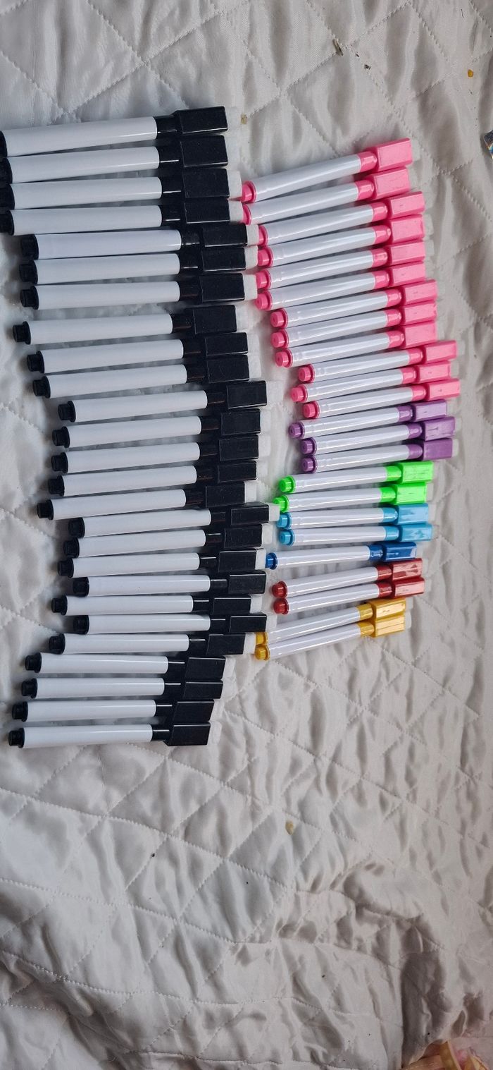 Lots des 50 pièces feutre Effacable  26 - photo numéro 5