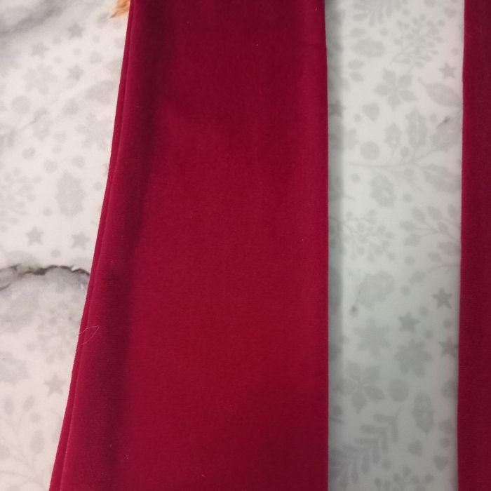 Paire de gants longs en velours extensible coloris rouge - photo numéro 3